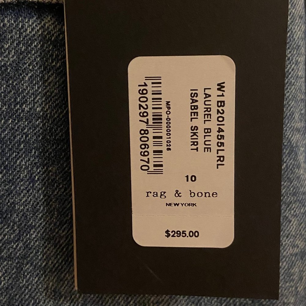 NWT Rag & Bone Isabel Denim Skirt - Picture 6 of 6